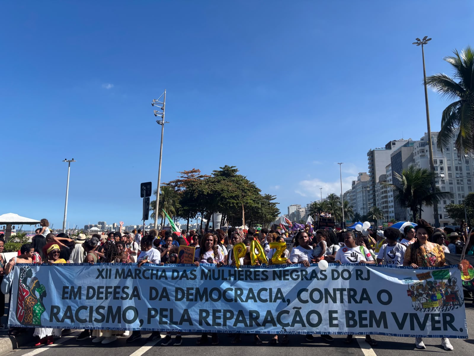 Casa da Cultura participa da XII Marcha das Mulheres Negras em defesa da democracia e da igualdade racial