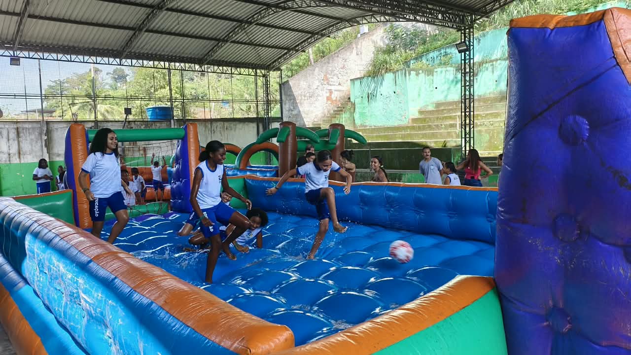 Casa da Cultura da Baixada recebeu festa do Dia das Crianças da Escola Municipal Ignácio Lucas